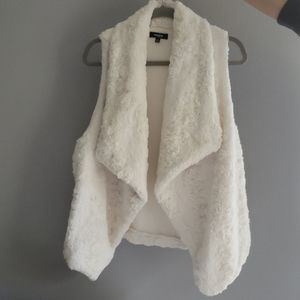 Faux fur vest